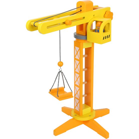 small foot Grue en bois avec accessoires
