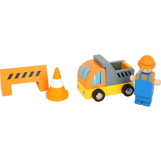 small foot Grue en bois avec accessoires