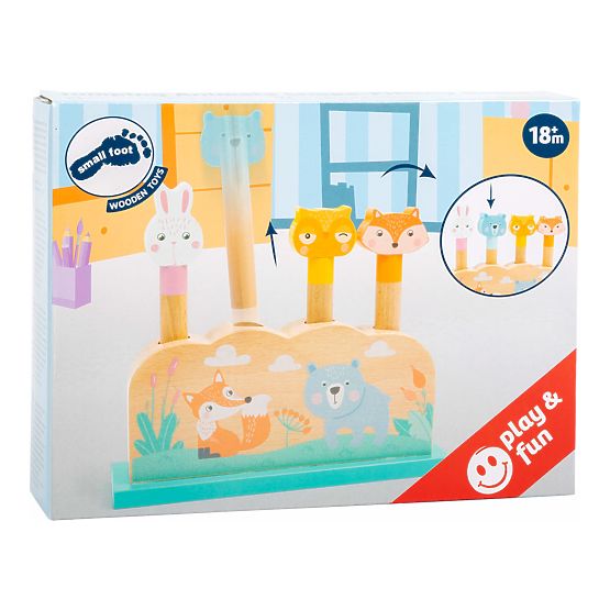 Small Foot Jeu de tir d'animaux en bois