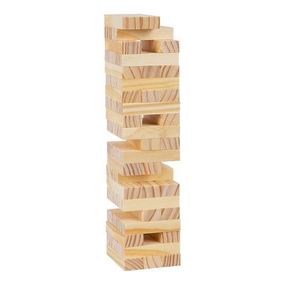 Small Foot Jeu Jenga en bois naturel