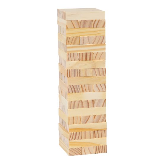 Small Foot Jeu Jenga en bois naturel