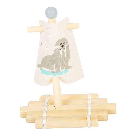 small foot Jouet de bain - radeau morse