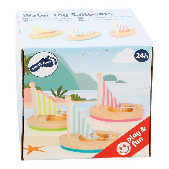 small foot Jouet de bain voilier 3 pcs