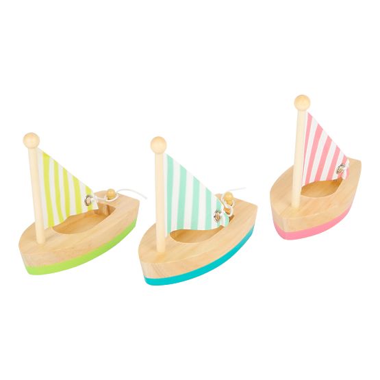small foot Jouet de bain voilier 3 pcs