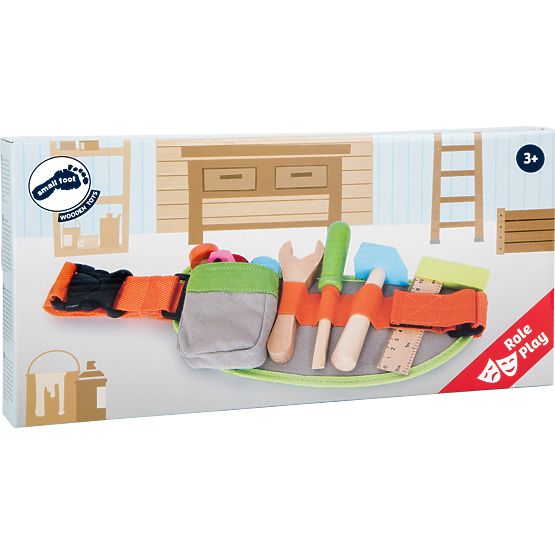 small foot Jouets en bois ceinture à outils