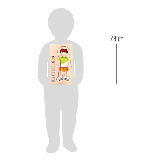 Small Foot Jouets en bois Puzzle Anatomie Tim