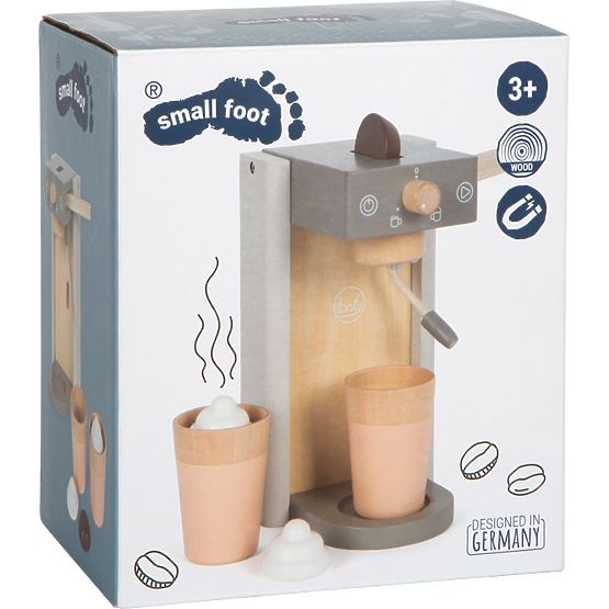 small foot Machine à café en bois avec accessoires Tasty gris