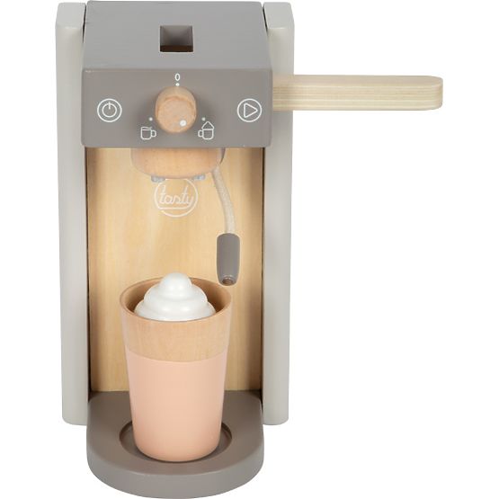 small foot Machine à café en bois avec accessoires Tasty gris