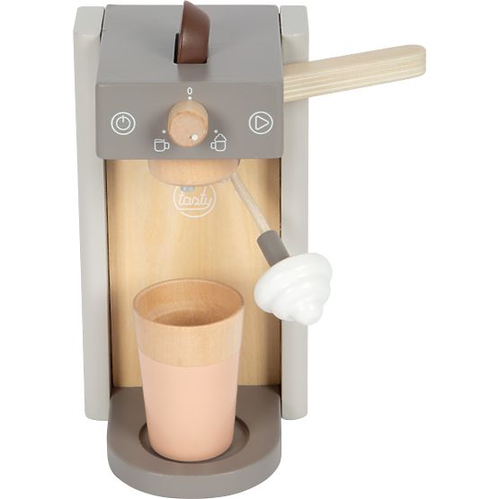small foot Machine à café en bois avec accessoires Tasty gris
