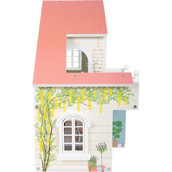 small foot Maison de poupée en bois avec terrasse