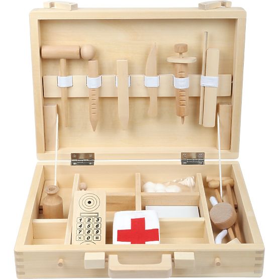 small foot Mallette de docteur en bois pour enfants