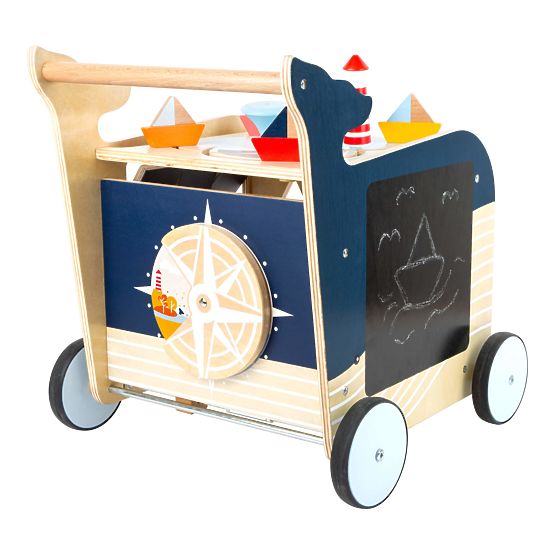 Small Foot Marcheur en bois Baleine