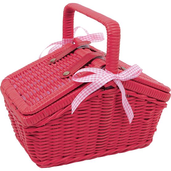 small foot Panier de pique-nique Dots and Hearts