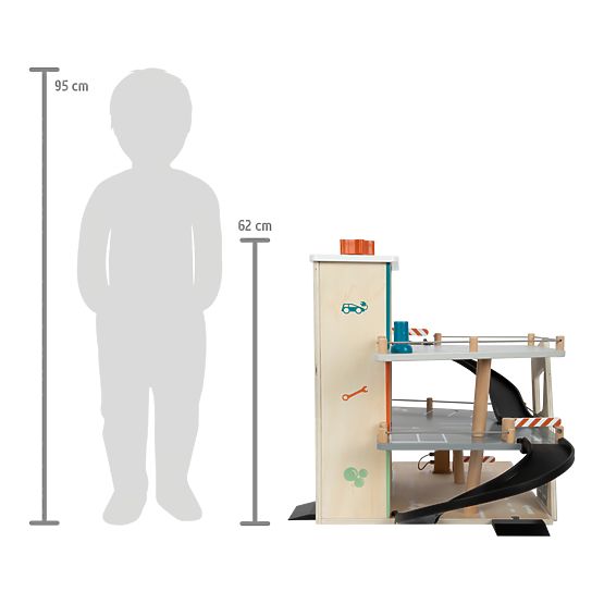 small foot Parking de course en bois