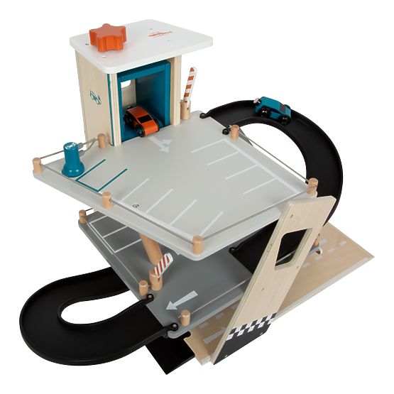 small foot Parking de course en bois