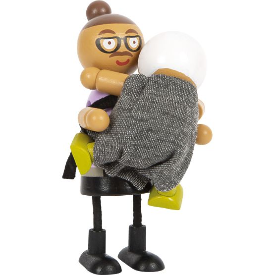 small foot Poupées flexibles famille avec enfant