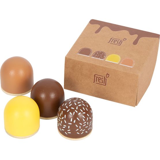small foot Pralines en bois au chocolat Fresh