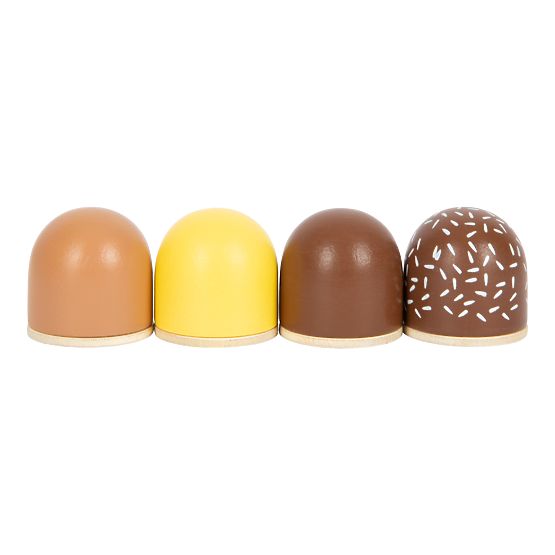 small foot Pralines en bois au chocolat Fresh