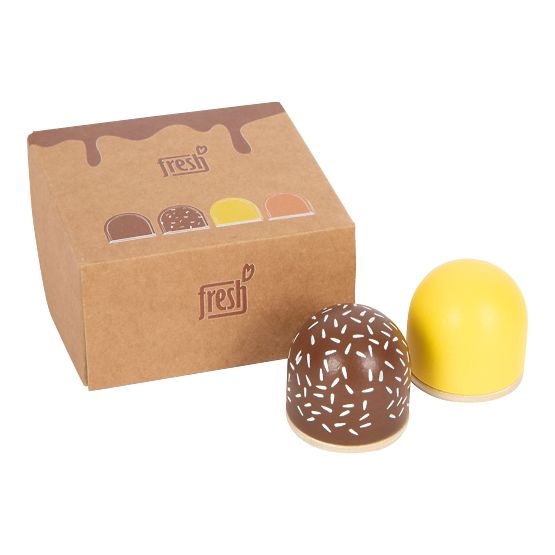 small foot Pralines en bois au chocolat Fresh