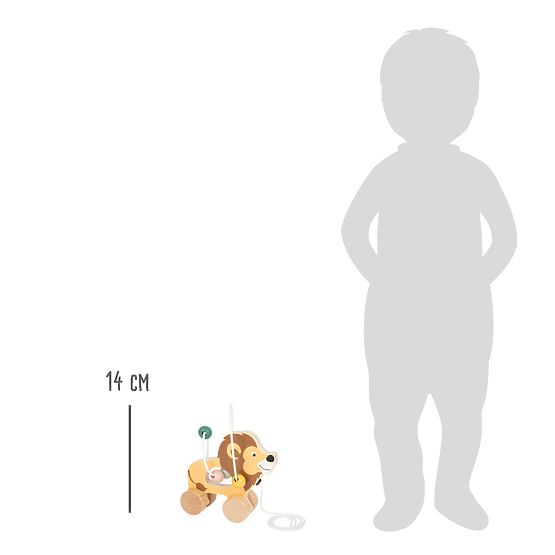 Small Foot Pulling Lion avec Safari Labyrinthe
