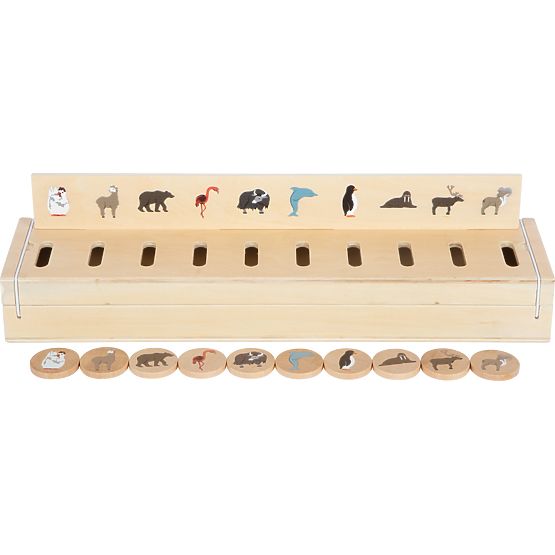 small foot Puzzle d'insertion illustré tri