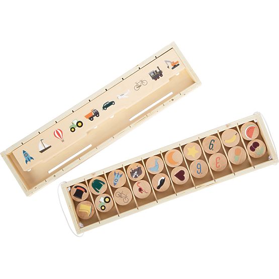 small foot Puzzle d'insertion illustré tri