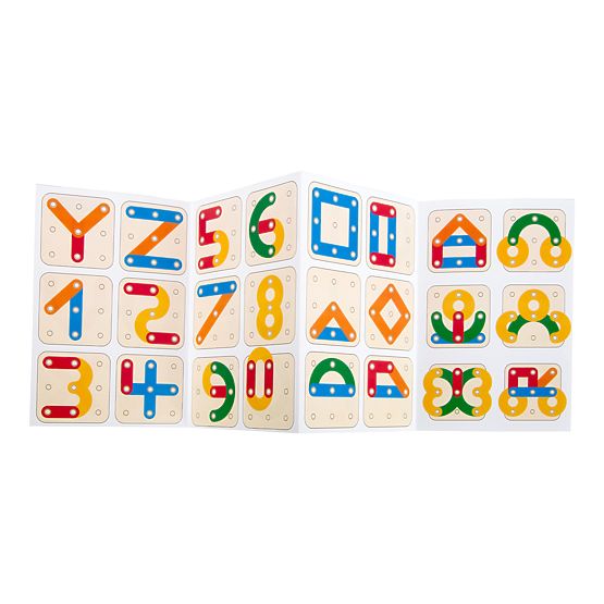 Small Foot Puzzle jeu Lettres et chiffres