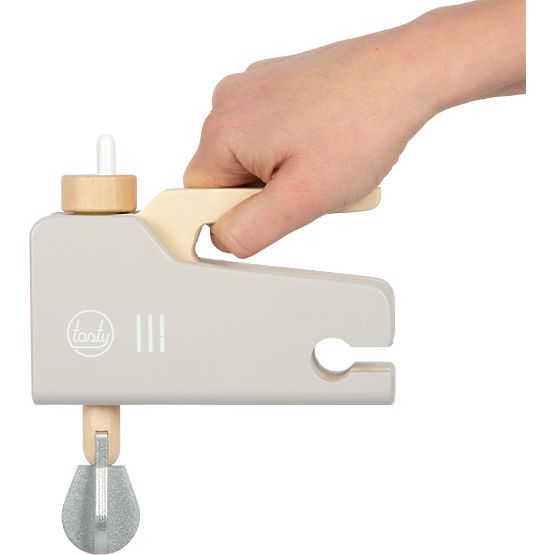 small foot Robot de cuisine en bois 2 en 1 Tasty gris