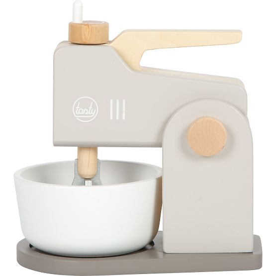 small foot Robot de cuisine en bois 2 en 1 Tasty gris
