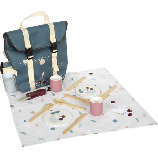small foot Sac à dos de pique-nique avec accessoires Tasty