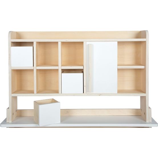 small foot Stand de vente en bois blanc
