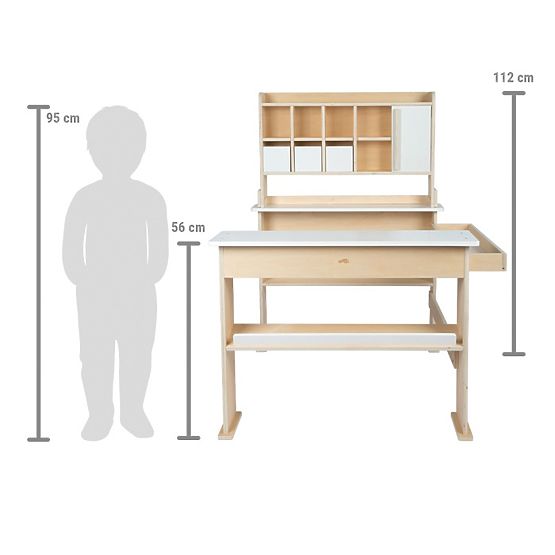 small foot Stand de vente en bois blanc