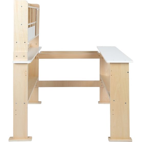 small foot Stand de vente en bois blanc