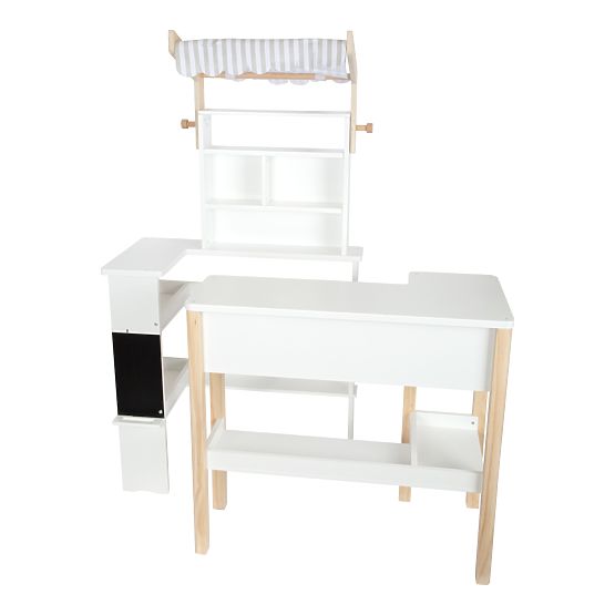 small foot Stand de vente en bois Fresh