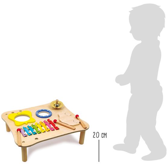 small foot Table de musique en bois Deluxe