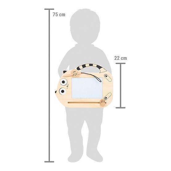 small foot Tableau de dessin magnétique Chat