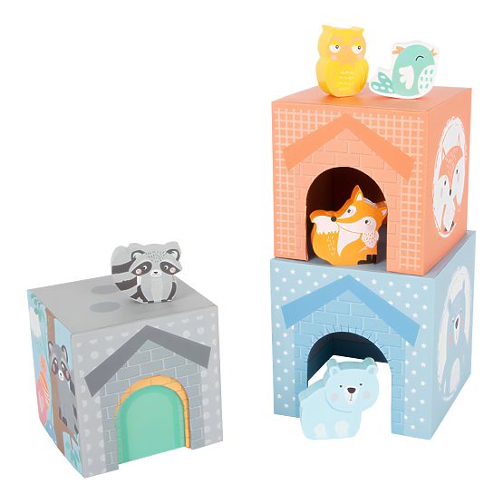 Small Foot Tour pliante pastel avec animaux