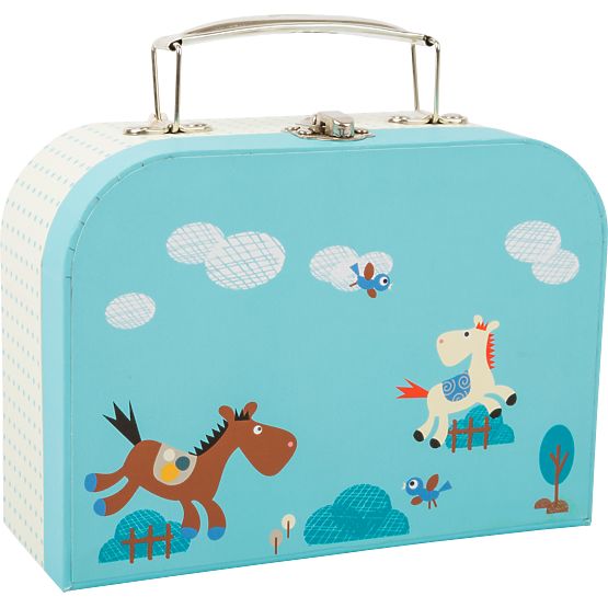 Small Foot Valise à goûter bleue