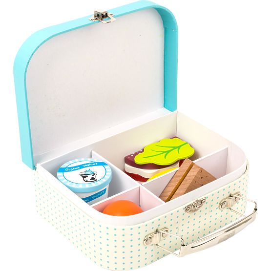 Small Foot Valise à goûter bleue