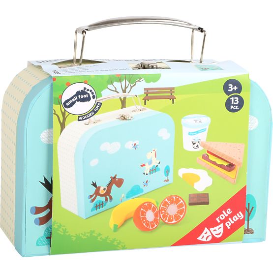 Small Foot Valise à goûter bleue