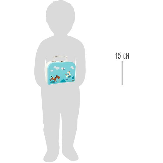 Small Foot Valise à goûter bleue