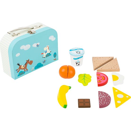Small Foot Valise à goûter bleue