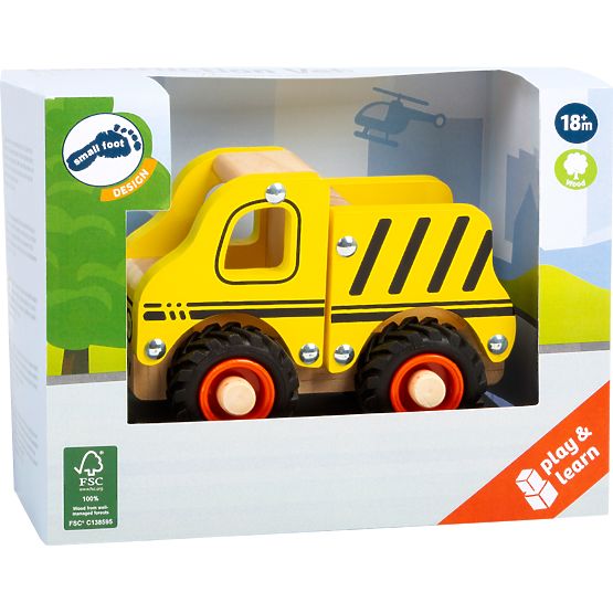 small foot Véhicule de construction en bois