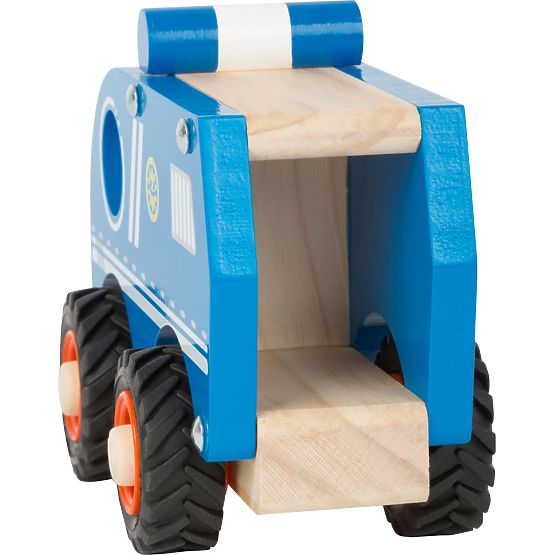 small foot Voiture de police en bois