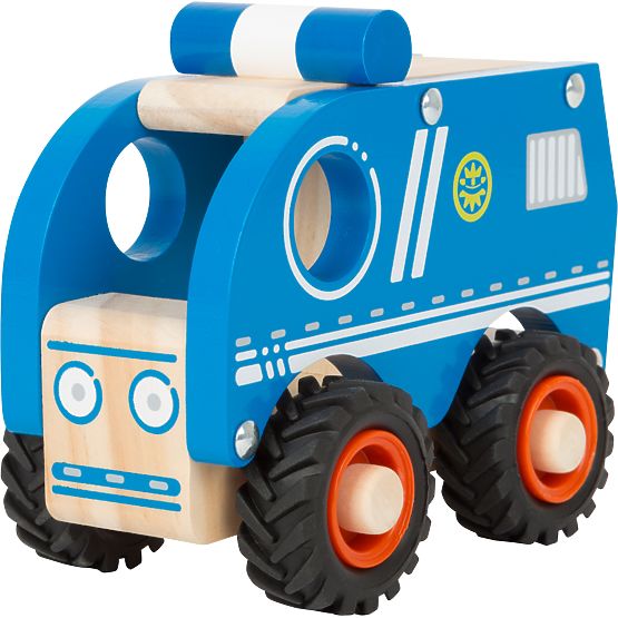 small foot Voiture de police en bois