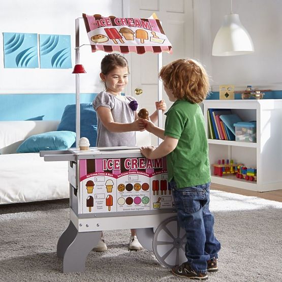 Stand avec glace et rafraîchissements 2 en 1