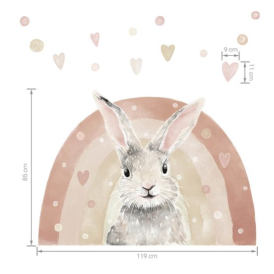 Autocollant mural Bunny