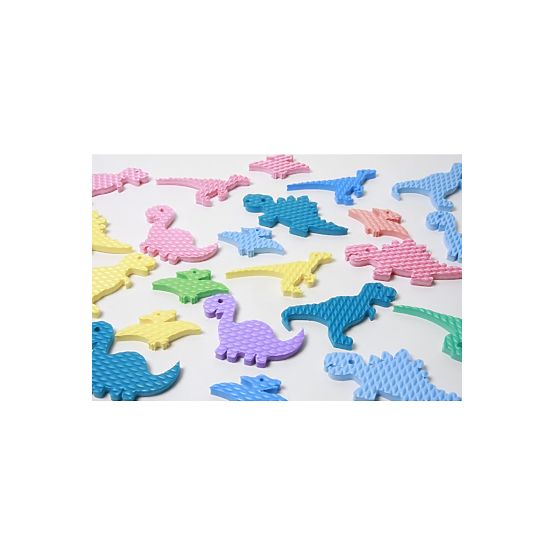 Autocollants pour bain moussant - Dinosaures