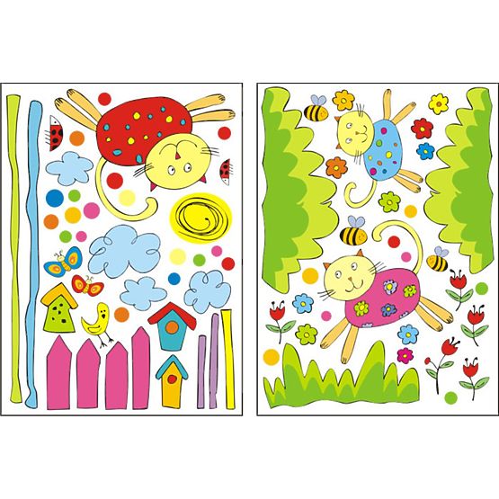 Stickers muraux Chats