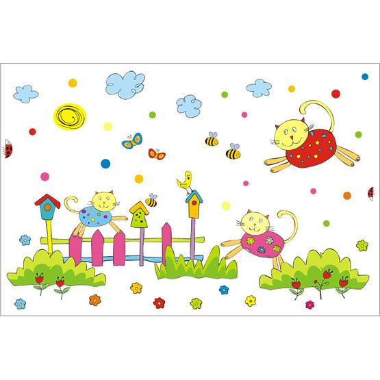 Stickers muraux Chats